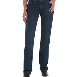 Wrangler Q-Baby Ultimate Riding Jeans Dark Wash Bootcut 5x32